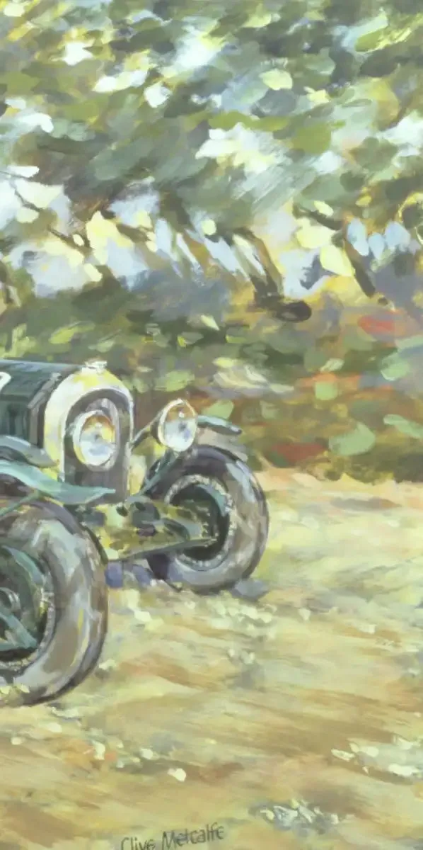 1929 Le Mans Winning Bentleys Wall Art