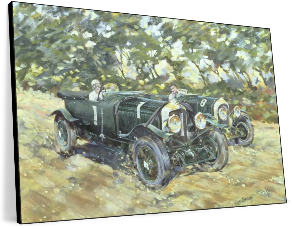 1929 Le Mans Winning Bentleys Wall Art