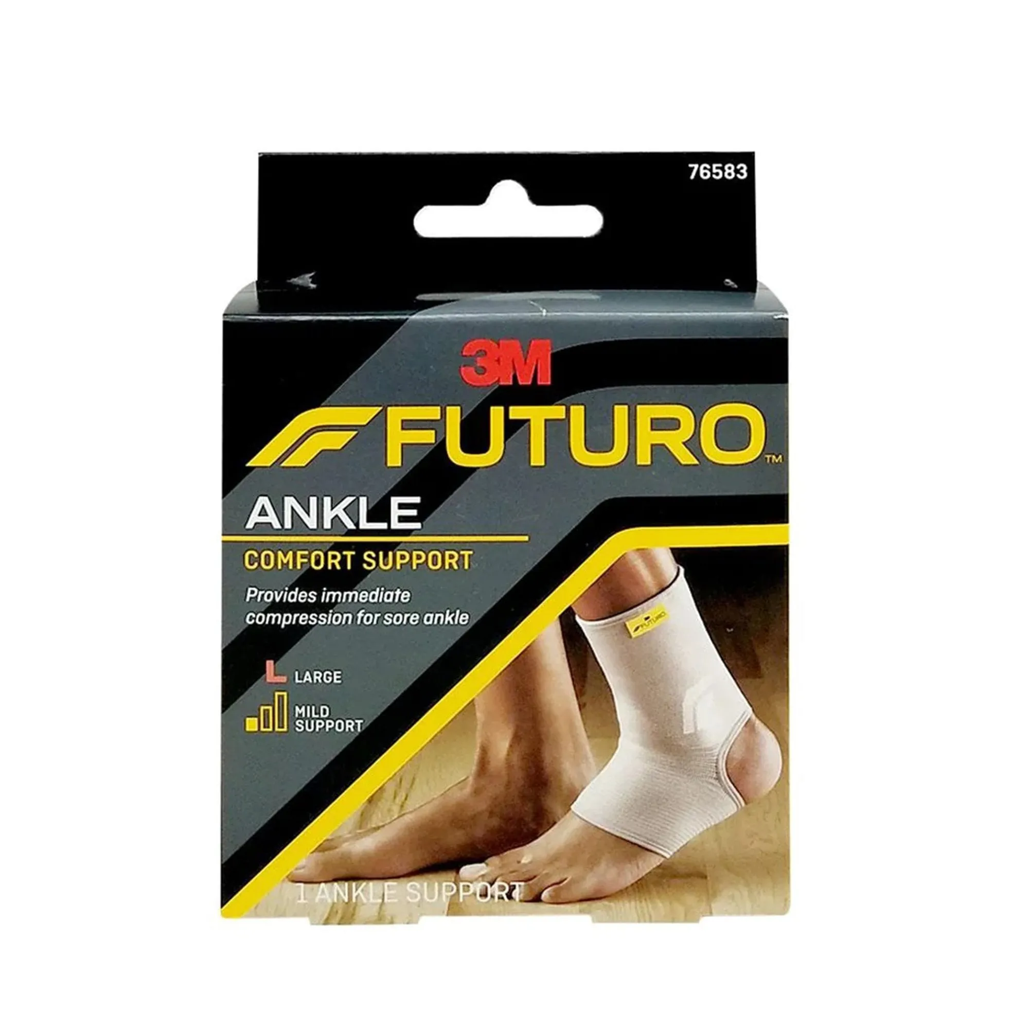 3M™ Futuro™ Comfort Lift Ankle Support, Large, 1 Box of 3