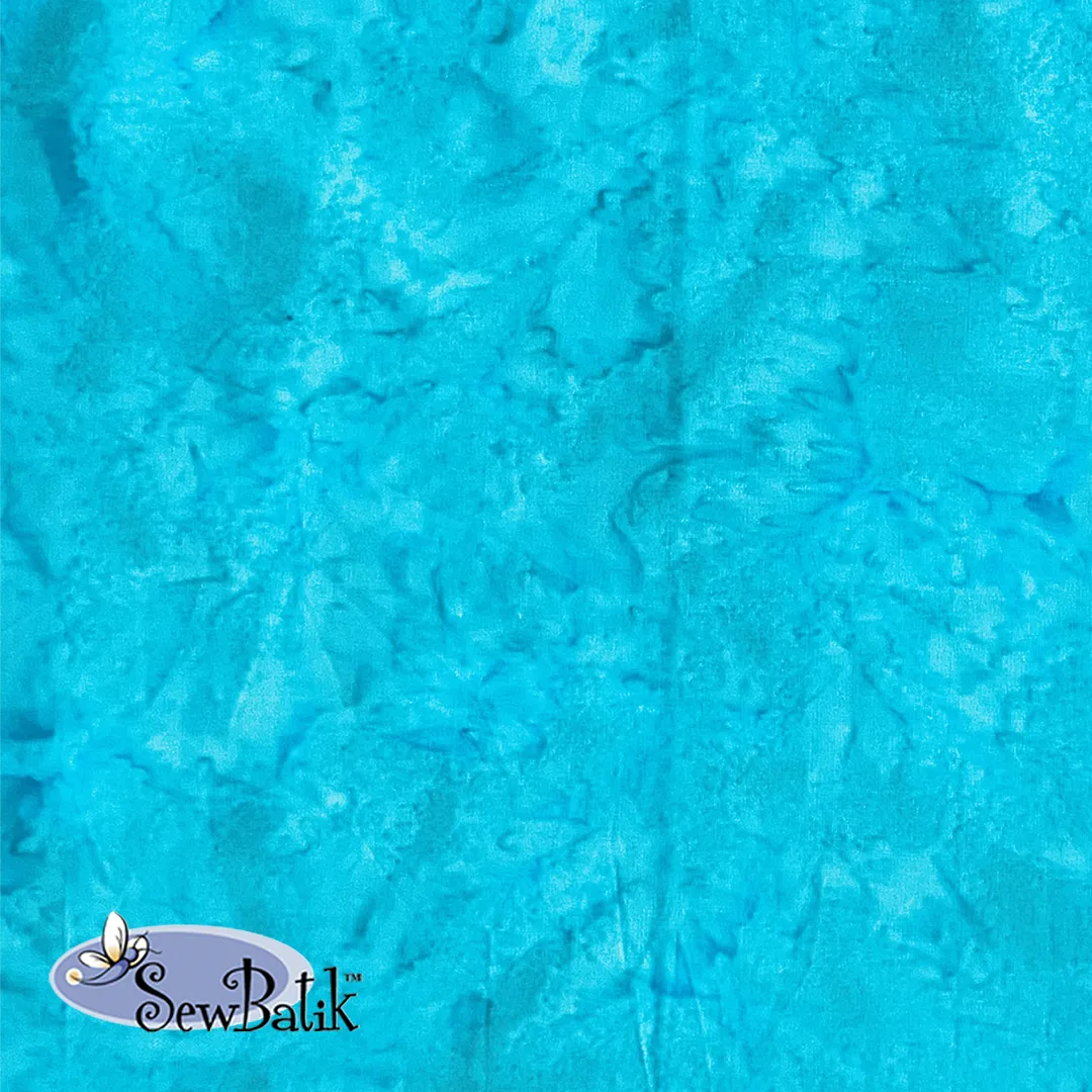 57" Batik Canvas (5oz) - Hand Dyed - Soft Mint