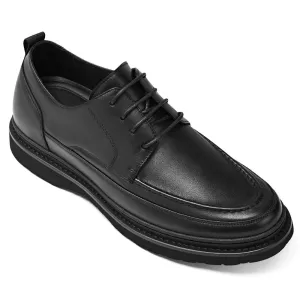 6 CM/2.36 Inches CMR CHAMARIPA Height Increasing Black Derby Shoes