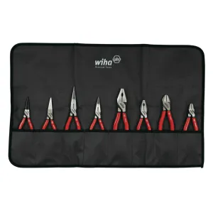 8 Piece Classic Grip Pliers and Cutters Set with Canvas Pouch