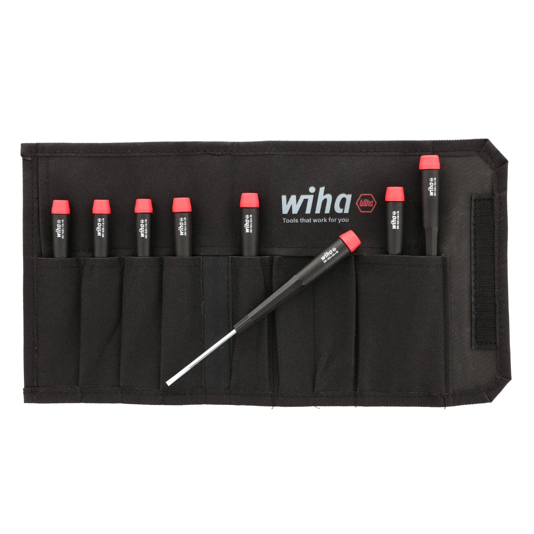 8 Piece Precision Slotted Screwdriver Set