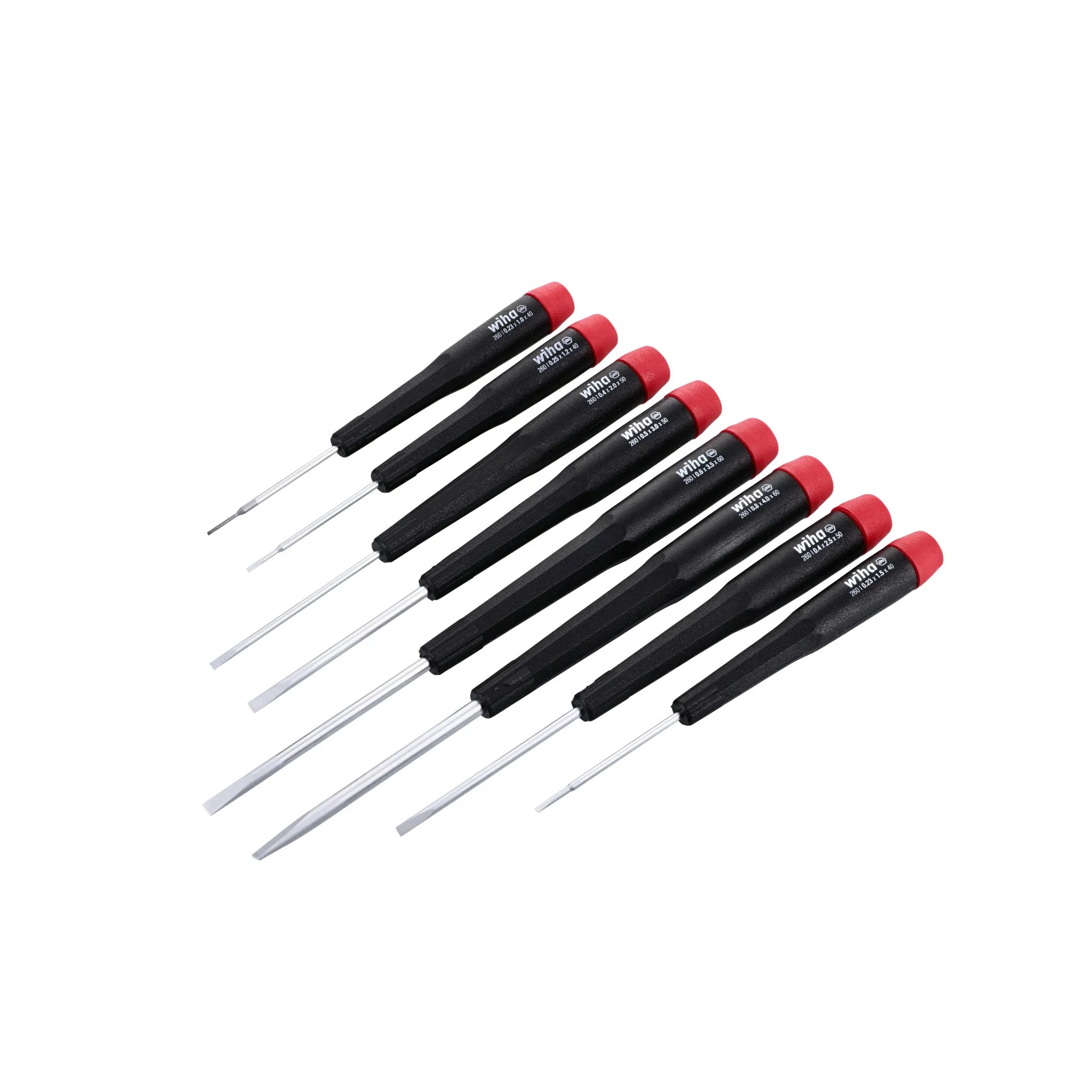 8 Piece Precision Slotted Screwdriver Set