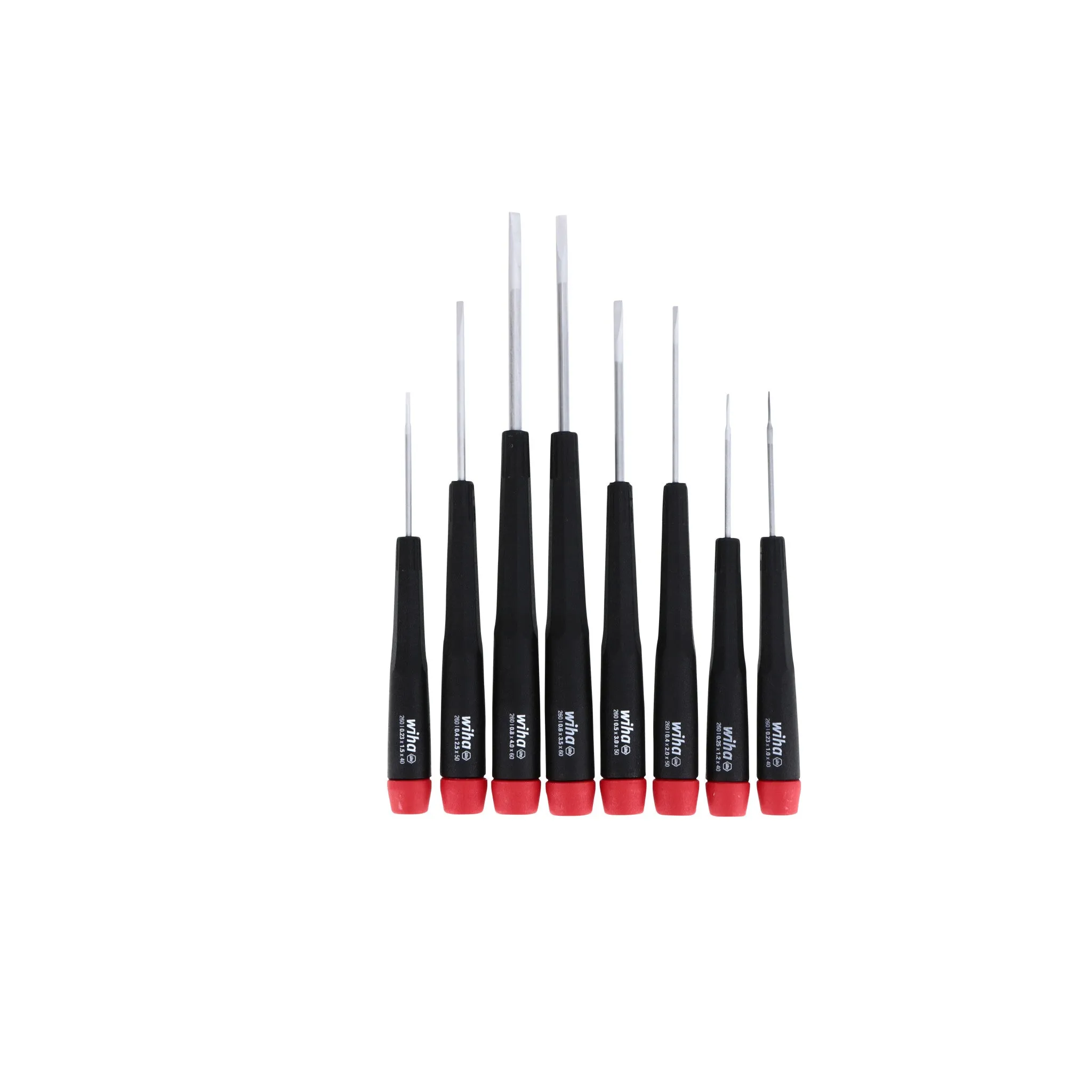 8 Piece Precision Slotted Screwdriver Set