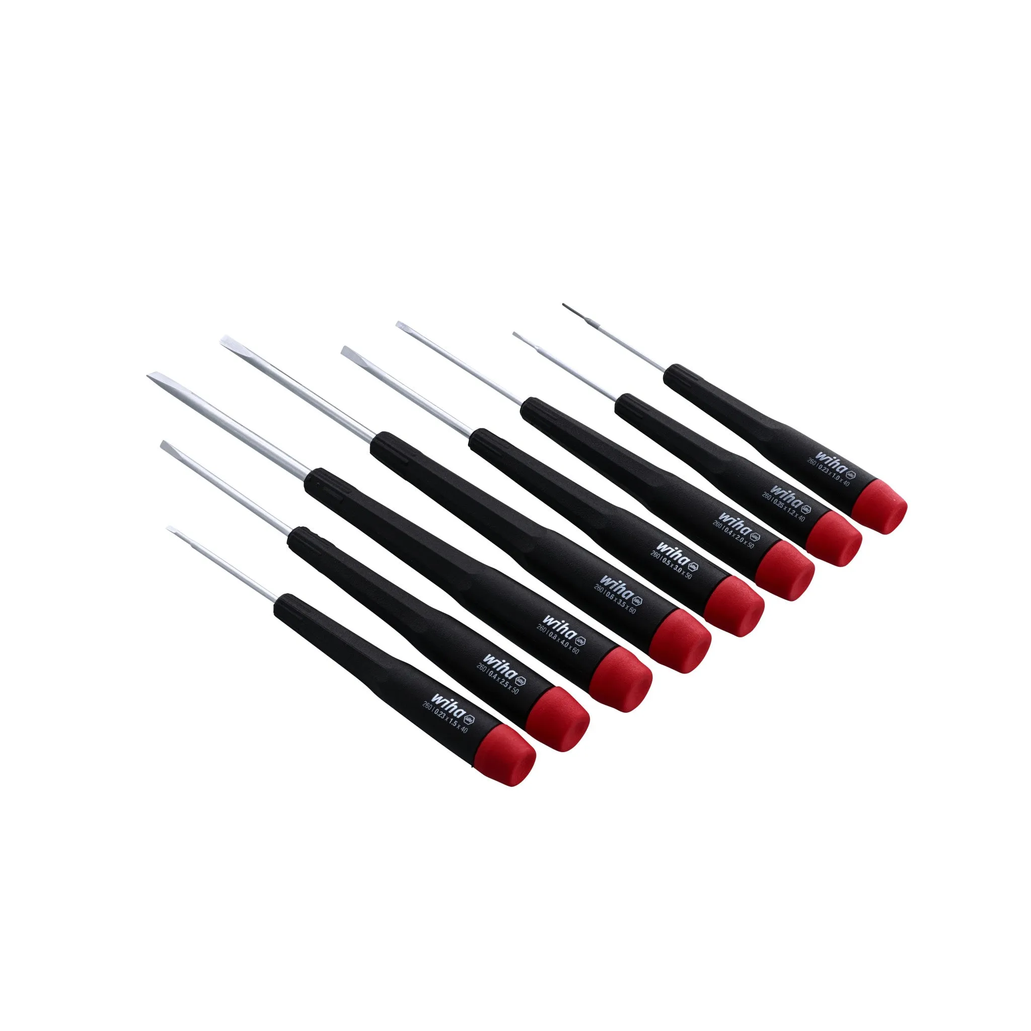 8 Piece Precision Slotted Screwdriver Set