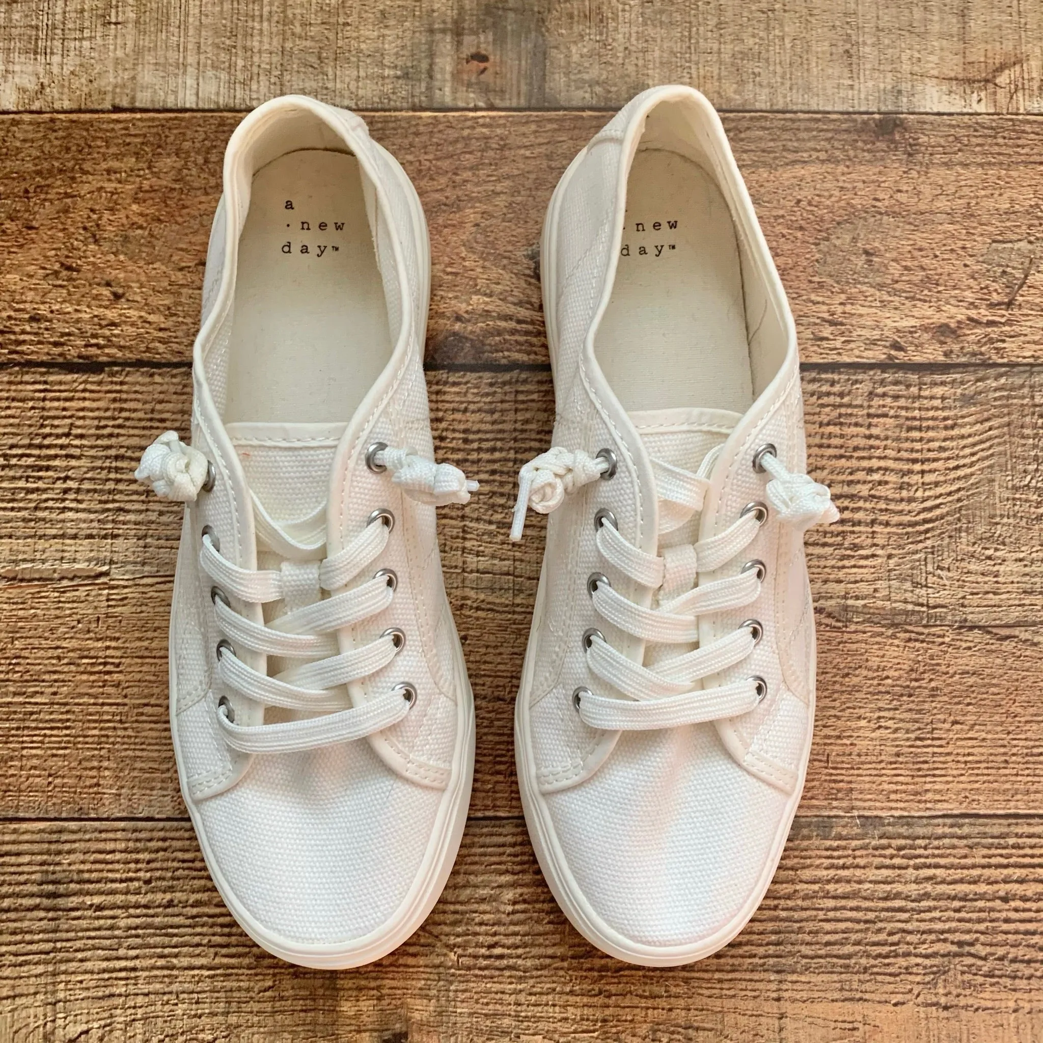 A New Day Canvas Platform Sneakers- Size 8.5