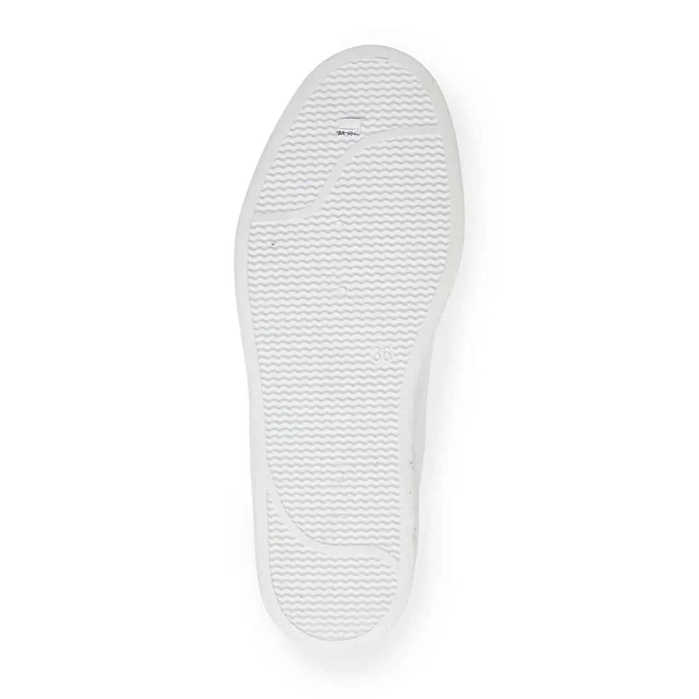 Adam Sneaker in White Canvas