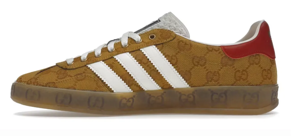 adidas Gazelle Gucci Original GG Beige Brown