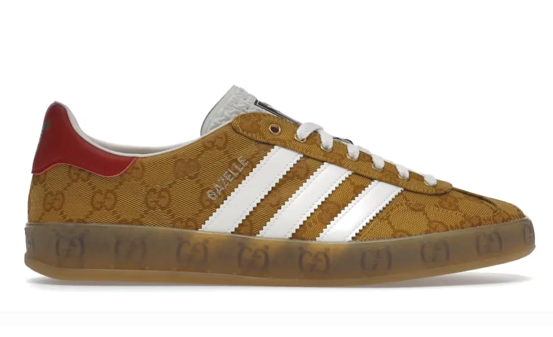 adidas Gazelle Gucci Original GG Beige Brown