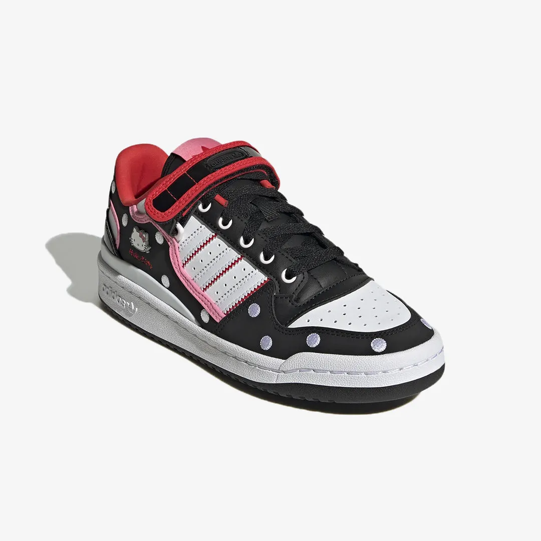 Adidas | HELLO KITTY FORUM LOW W  { CORE BLACK/BLISS PINK’