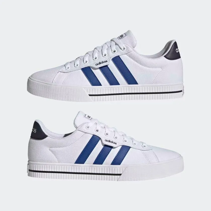 Adidas Men's Daily 3.0 Shoes - Cloud White / Royal Blue / Legend Ink