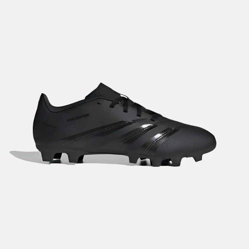 Adidas Predator Club Flexible Ground Unisex Football Shoes -Core Black/Carbon/Core Black