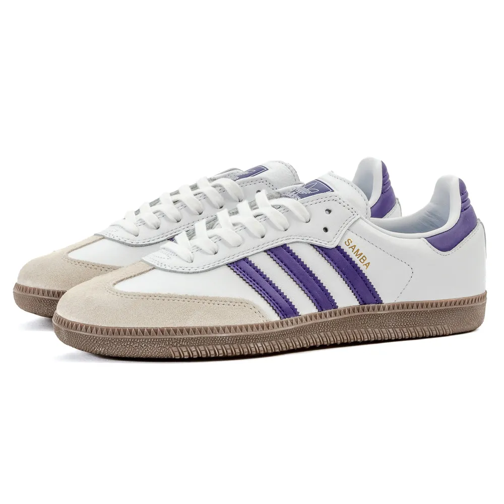 Adidas - Samba ADV (Cloud White/Collegiate Purple/Gold Metallic)