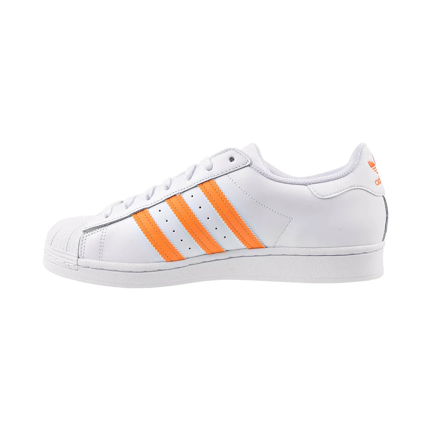 Adidas Superstar Men's Shoes Cloud White-Ecru Tint-Orange Rush