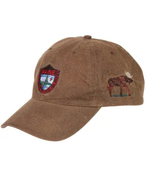 Adults' MIF&amp;W Waxcloth Hat, Moose