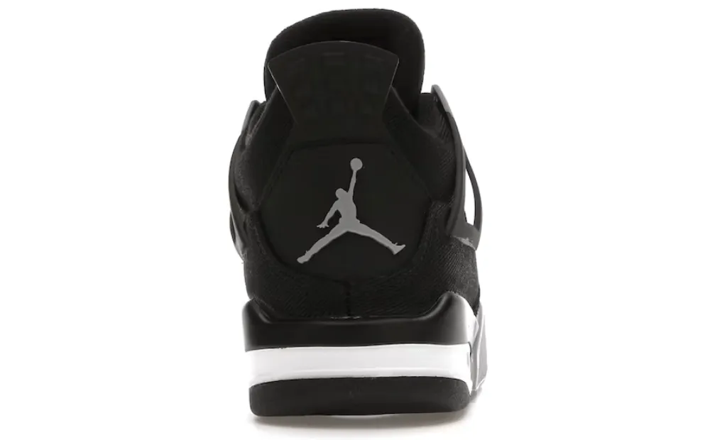 Air Jordan 4 Retro Black Canvas (GS)