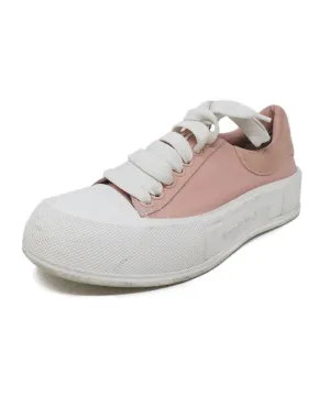 Alexander McQueen Canvas Pink Sneakers sz 7.5