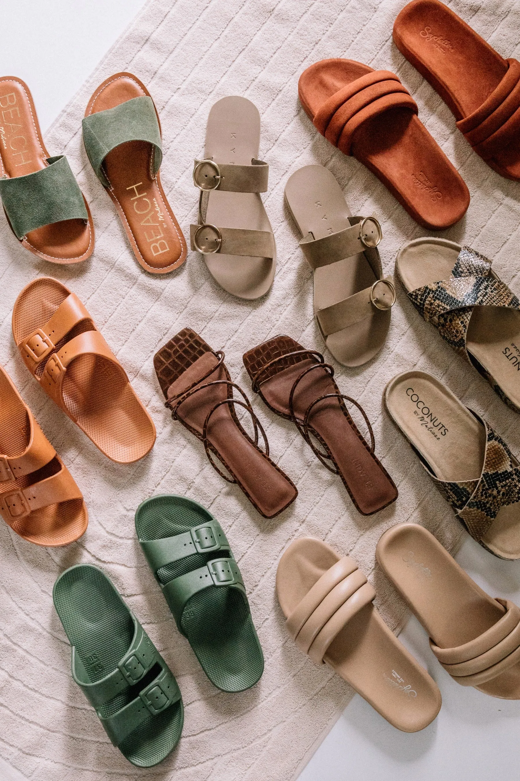 Antique Tan Croc Jackie Flats