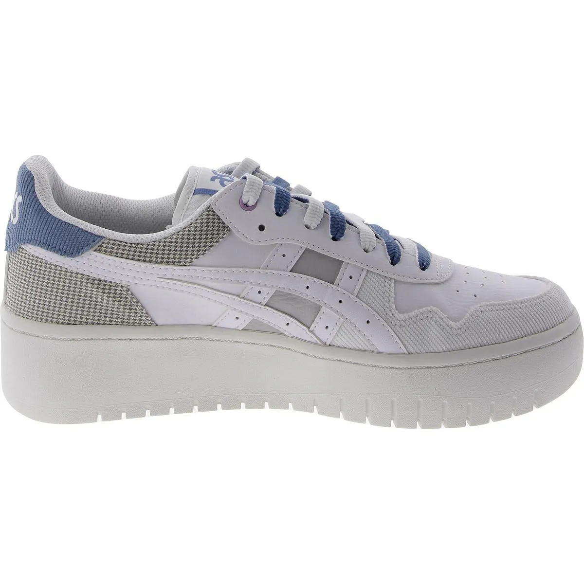 Asics Womens Japan S PF Leather Lace Up Casual and Fashion Sneakers