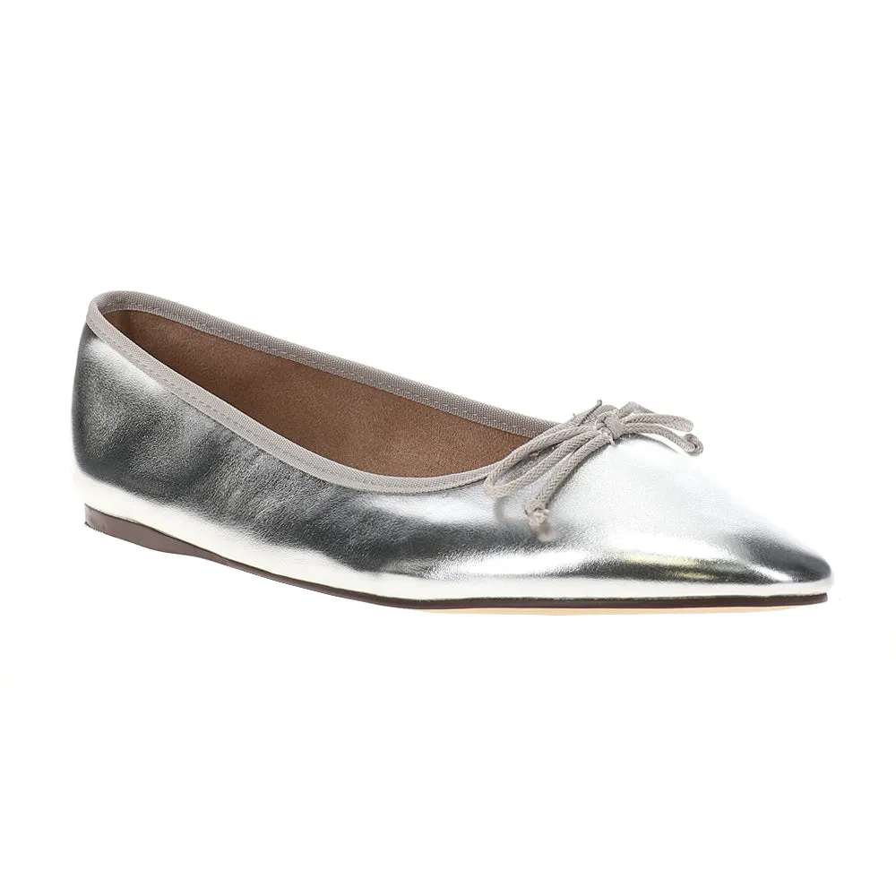 Audrey Metallic Ballet Flats