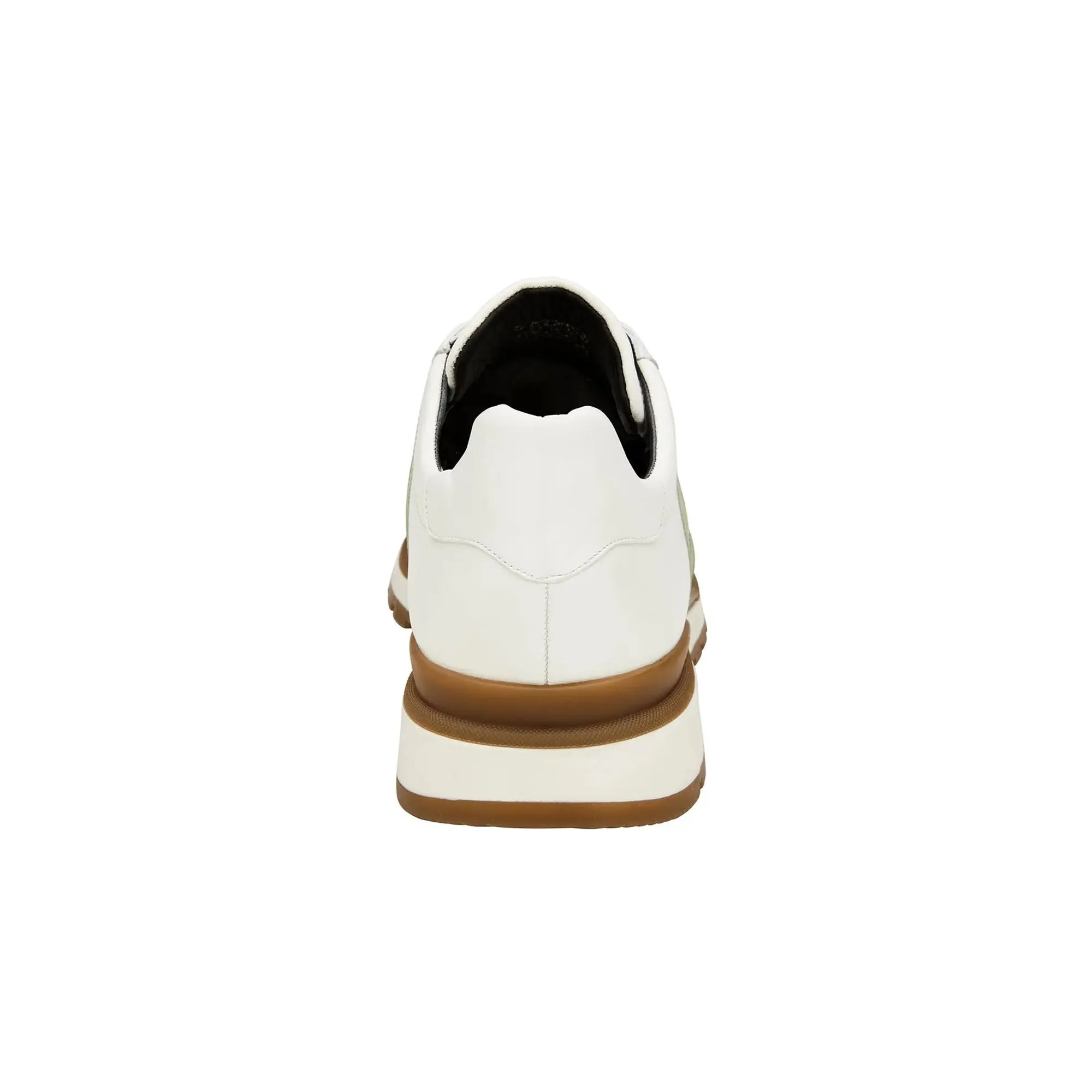 Belvedere Blake in Lime / White Color Block Exotic Skin Sneakers