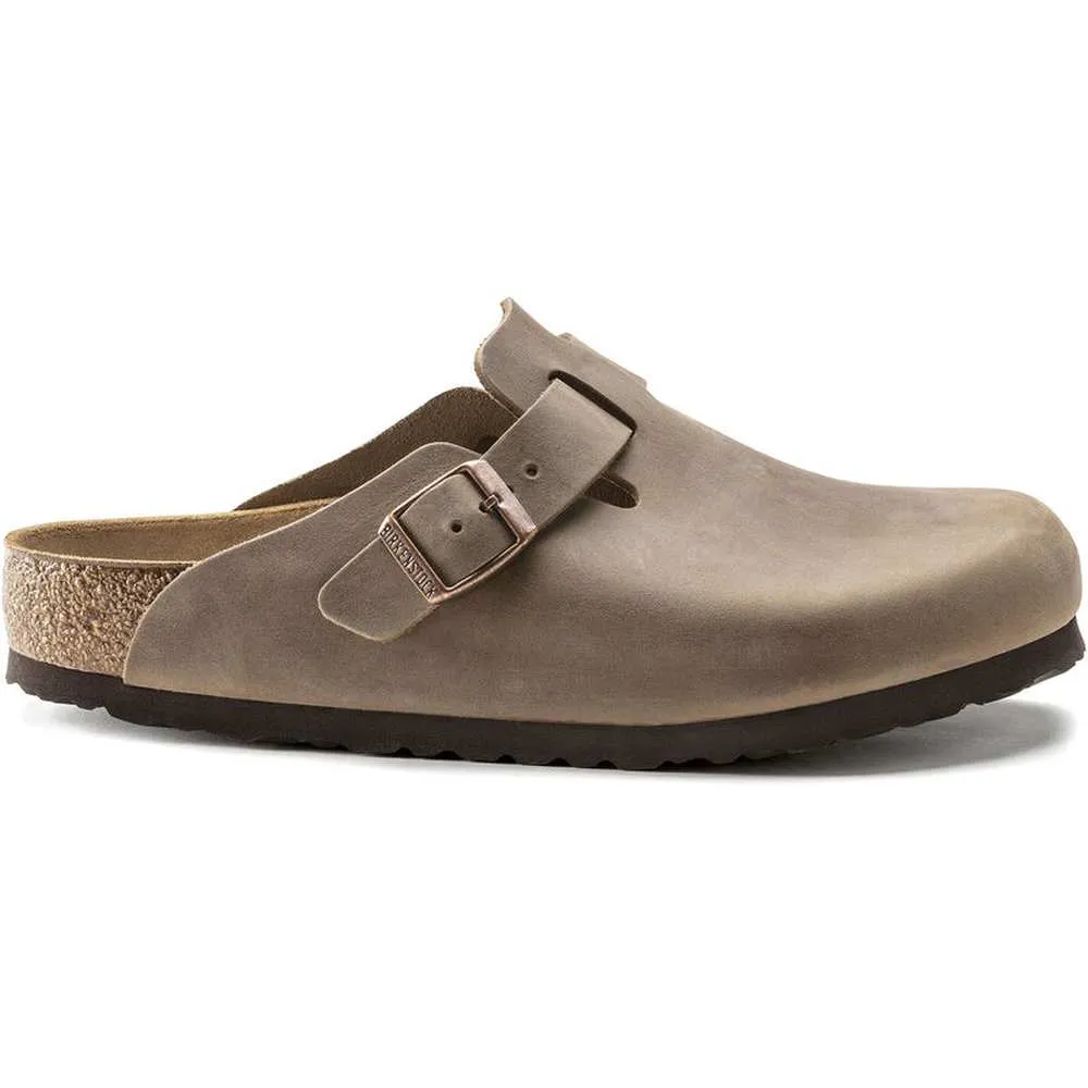 Birkenstock Boston Oiled Leather Clog - Tobacco