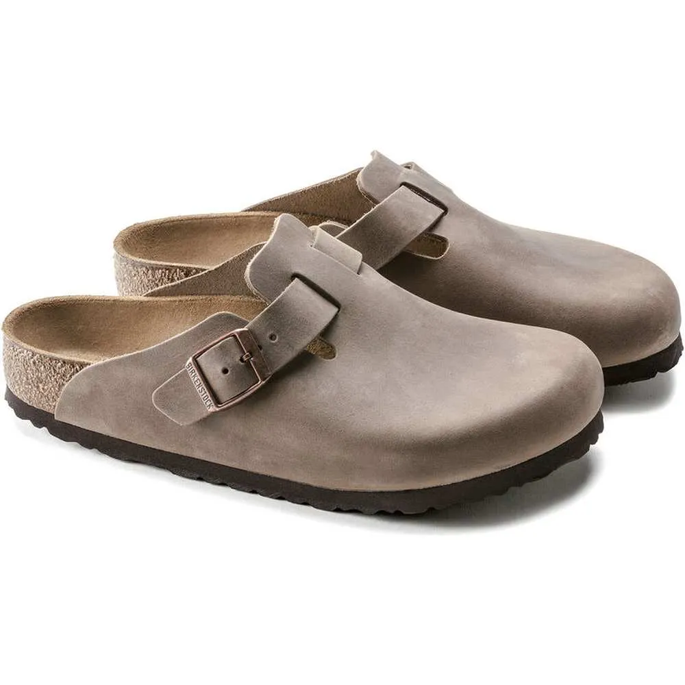 Birkenstock Boston Oiled Leather Clog - Tobacco