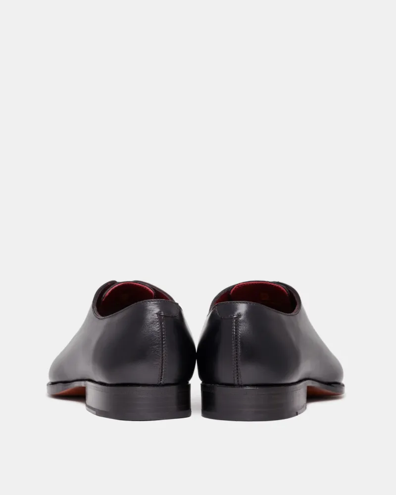 Black Wholecut Oxford Dress Shoe