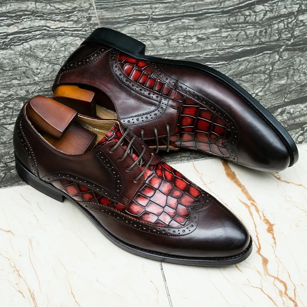 Blue Marine Handcrafted Derby Shoes