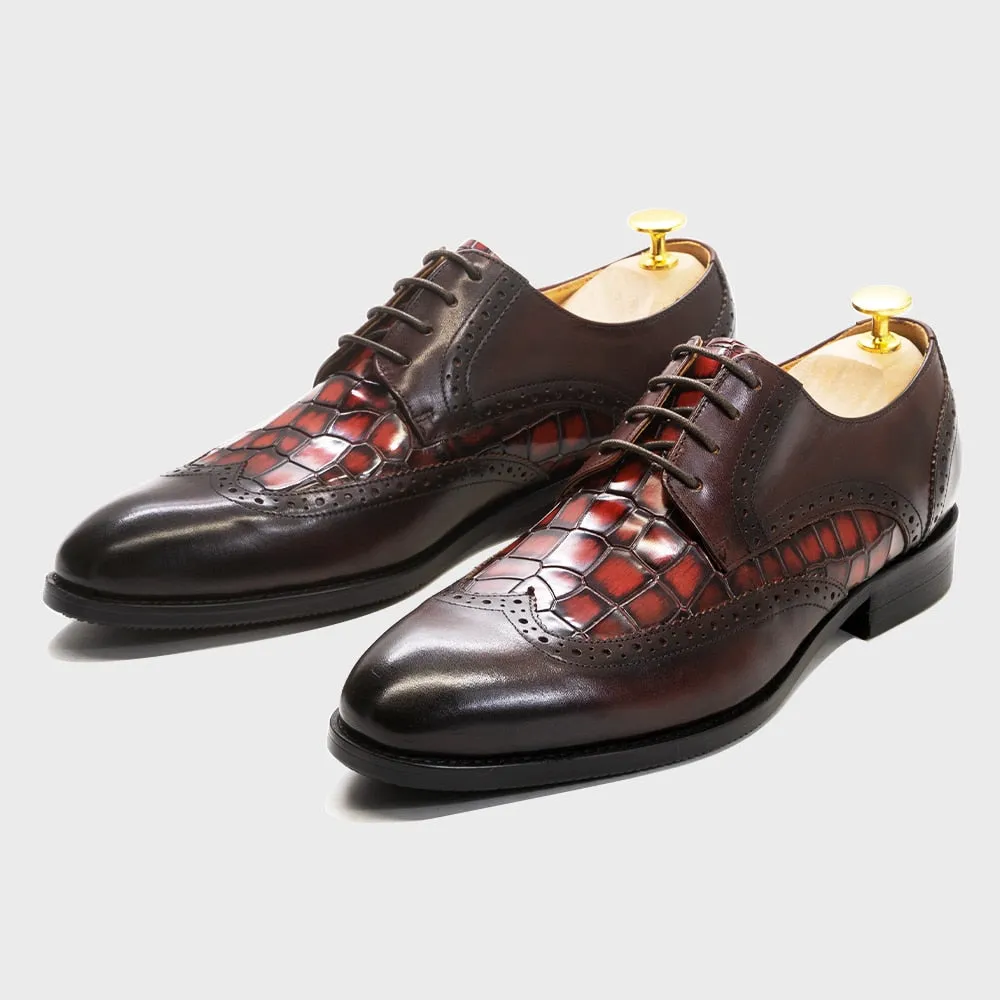 Blue Marine Handcrafted Derby Shoes