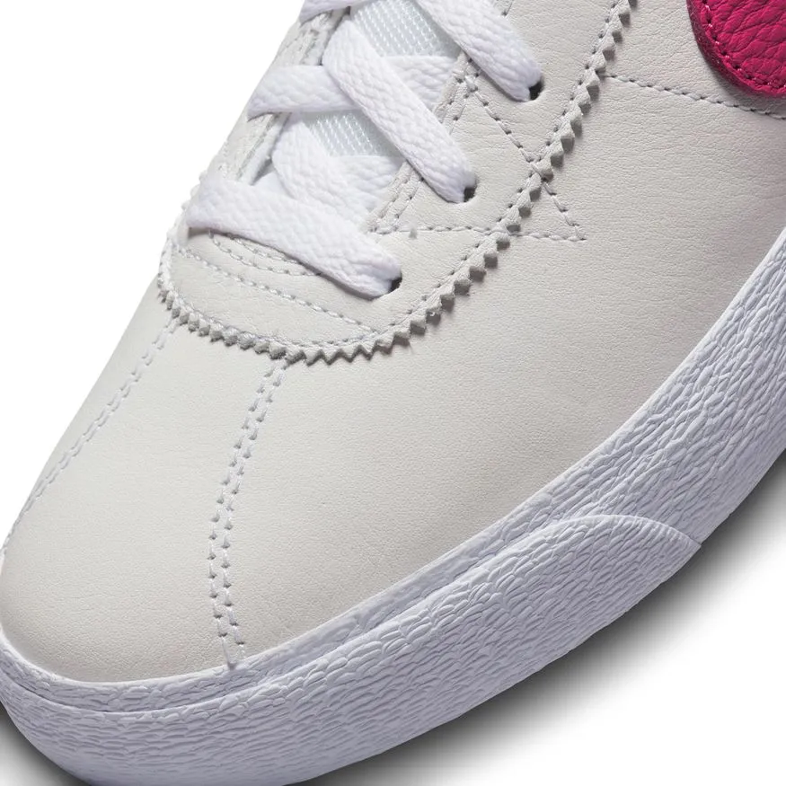 Bruin High Skate Shoe (White/Sweet Beet)