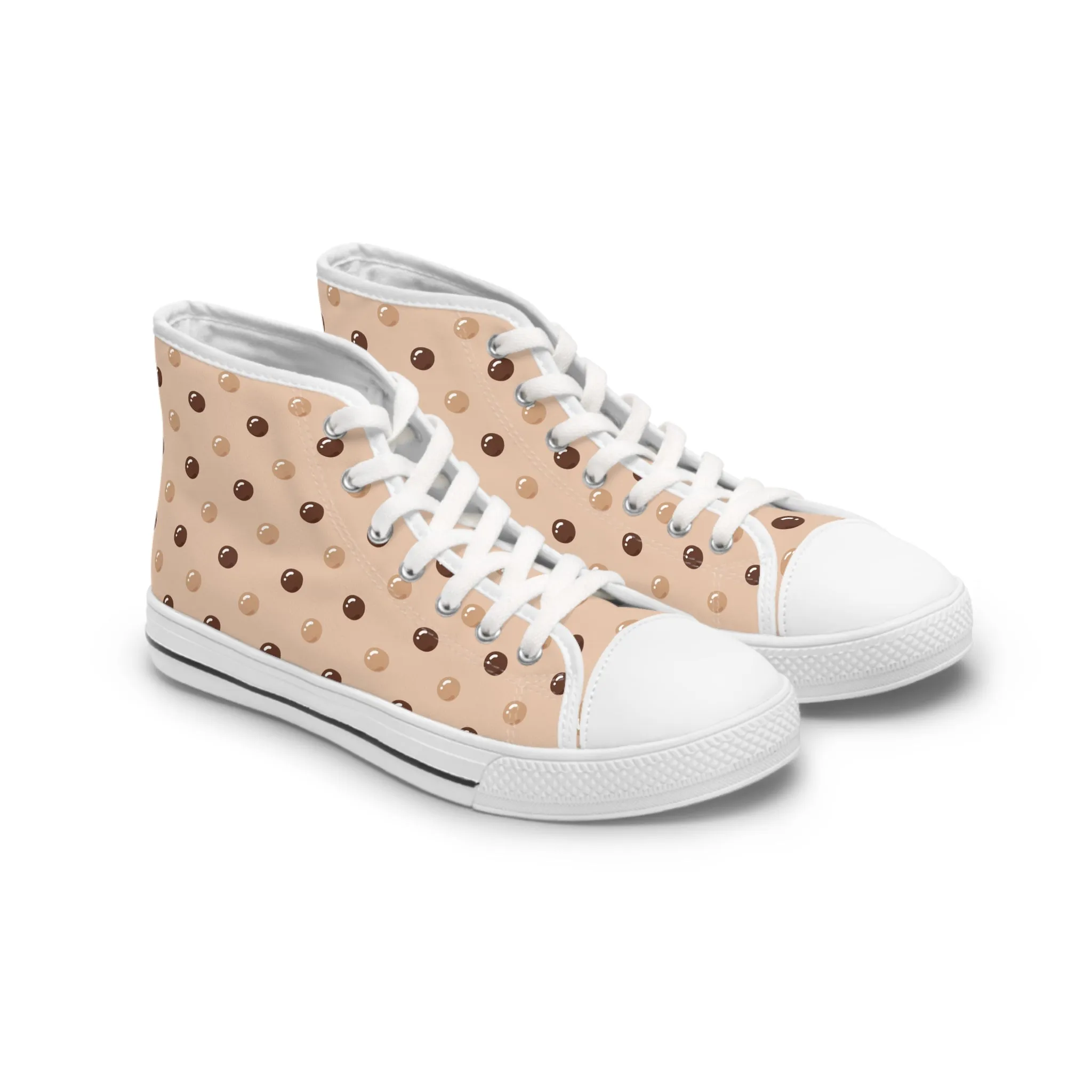 Bubble Tea Women's High Top Sneakers