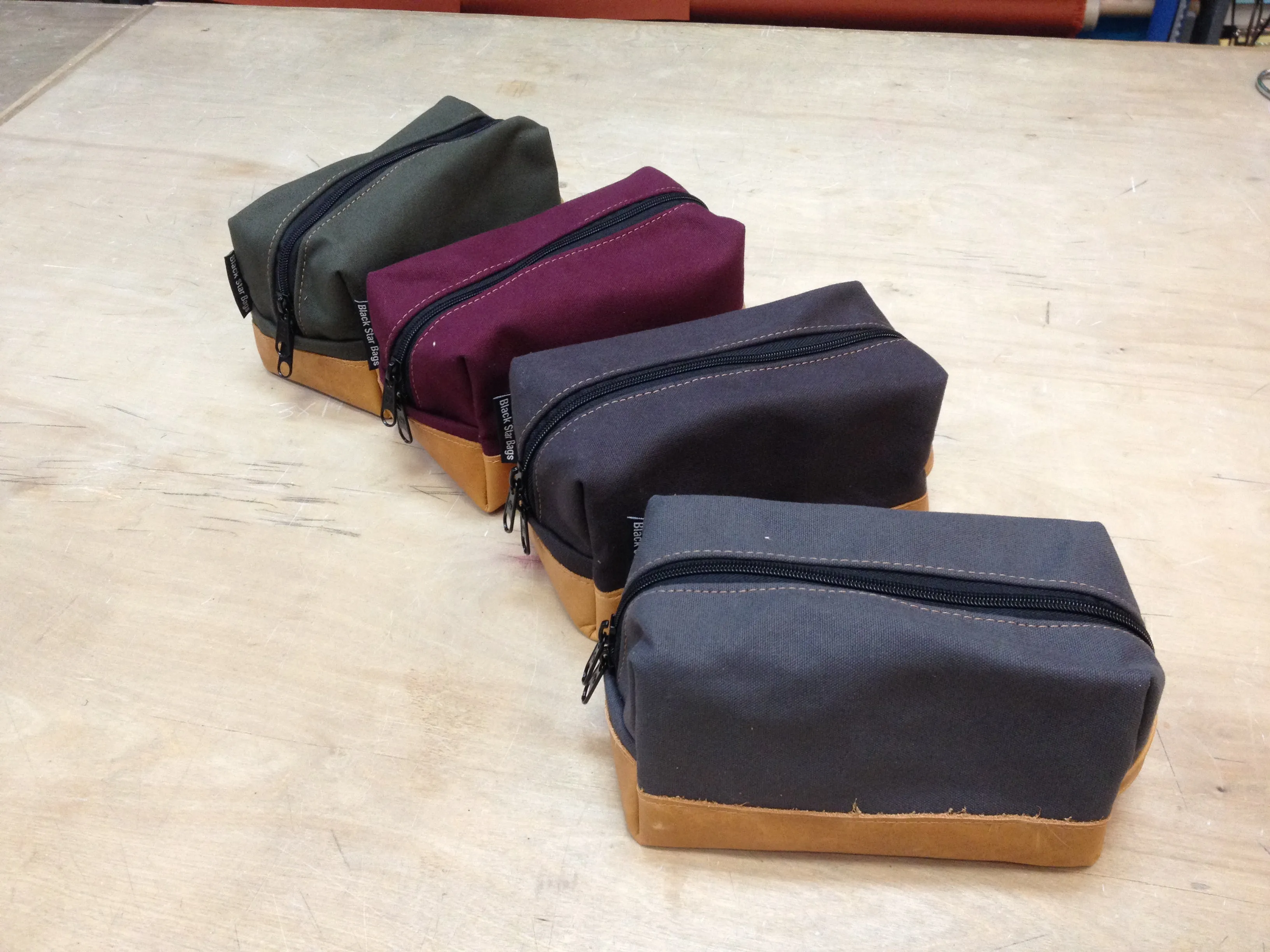 Canvas & Leather Dopp Kits