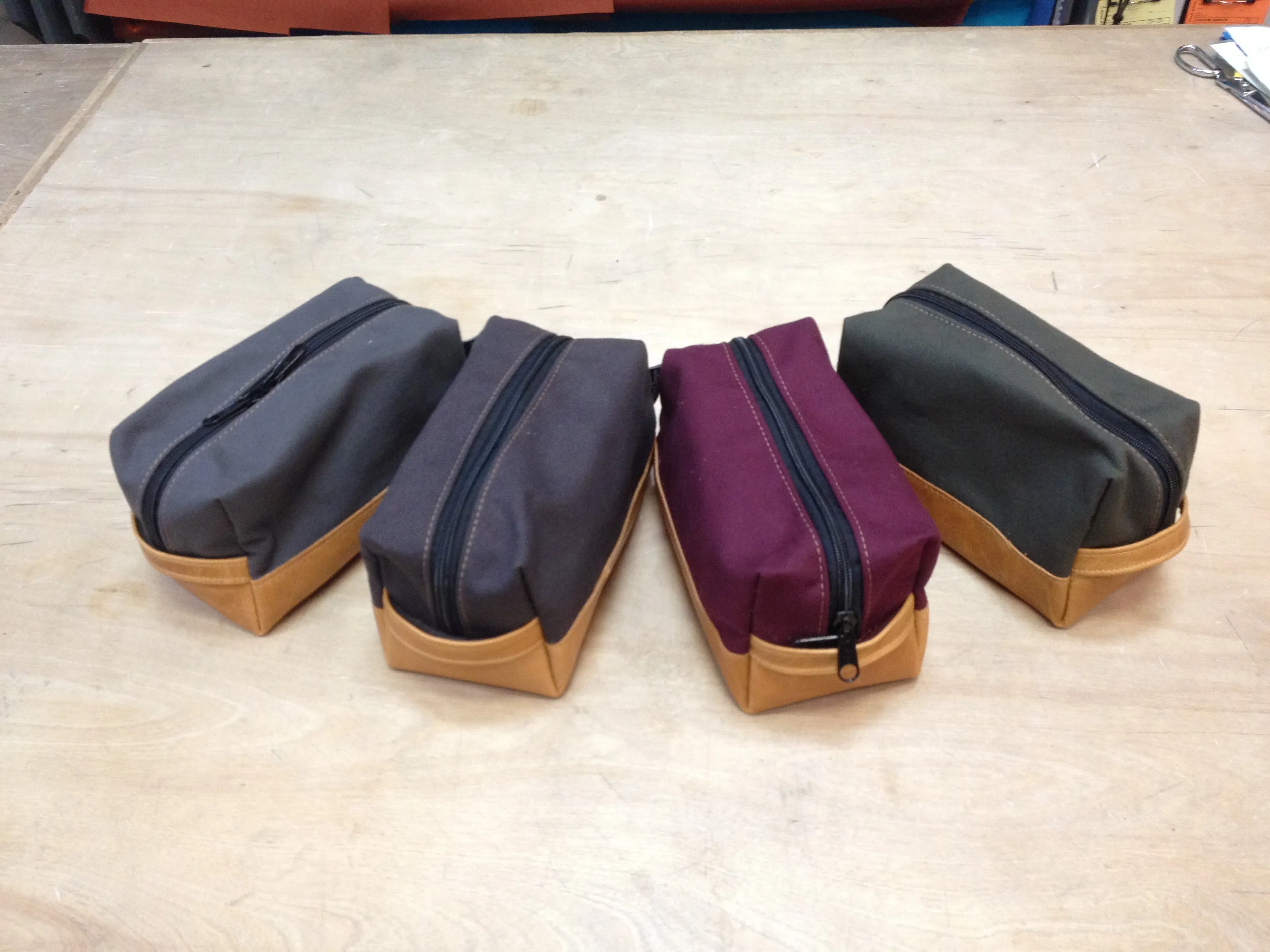 Canvas & Leather Dopp Kits