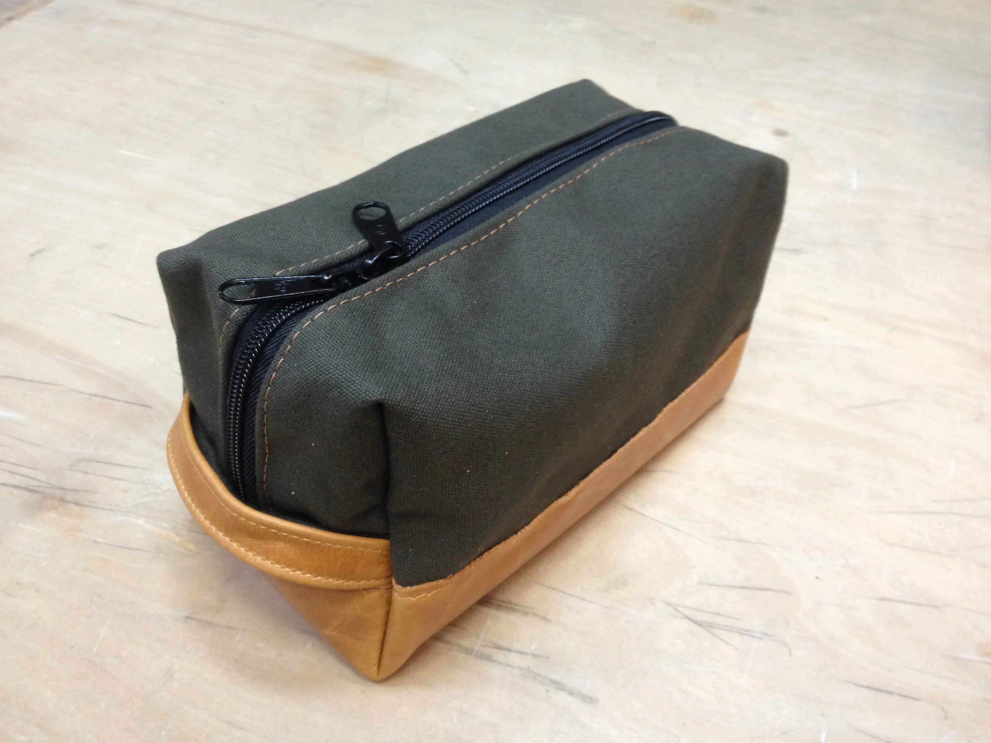 Canvas & Leather Dopp Kits