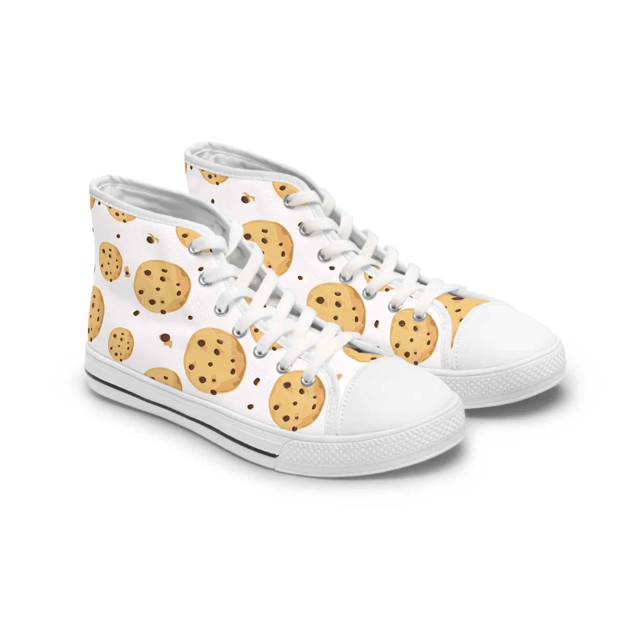 Chocolate Chip Cookies Women's High Top Sneakers