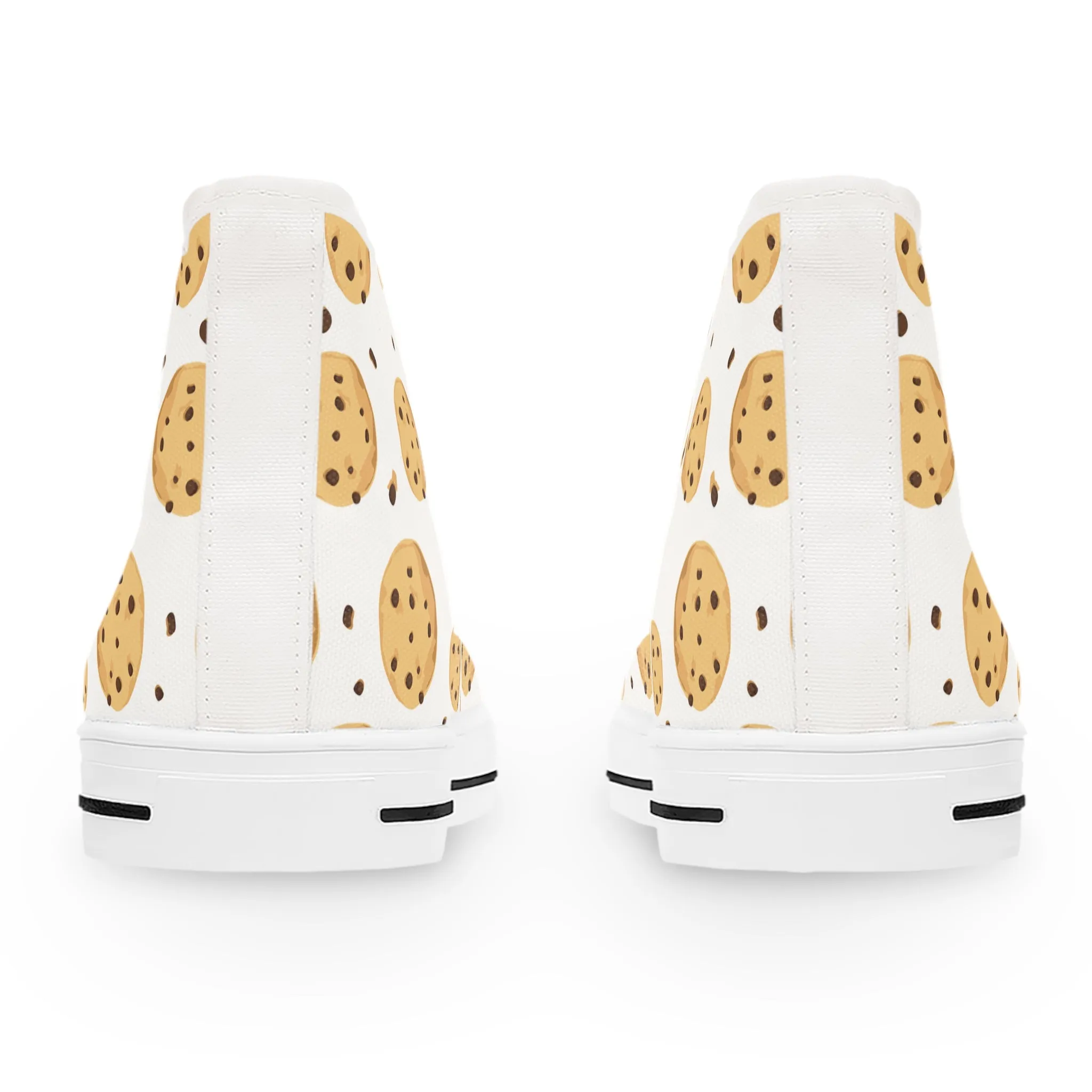 Chocolate Chip Cookies Women's High Top Sneakers