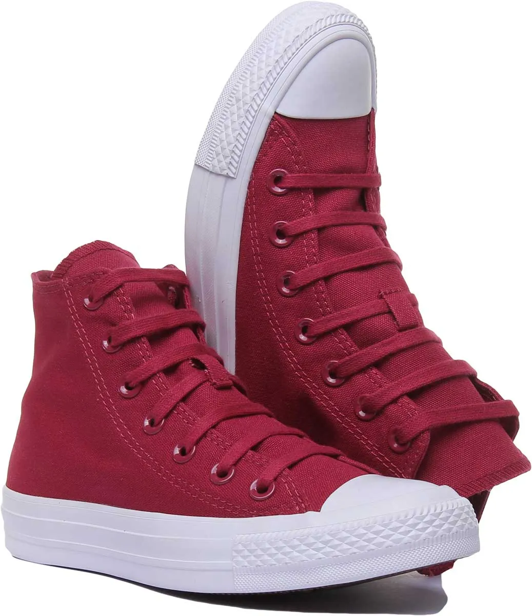 Converse 163302C CT All Star Hi Trainer In Maroon For Women