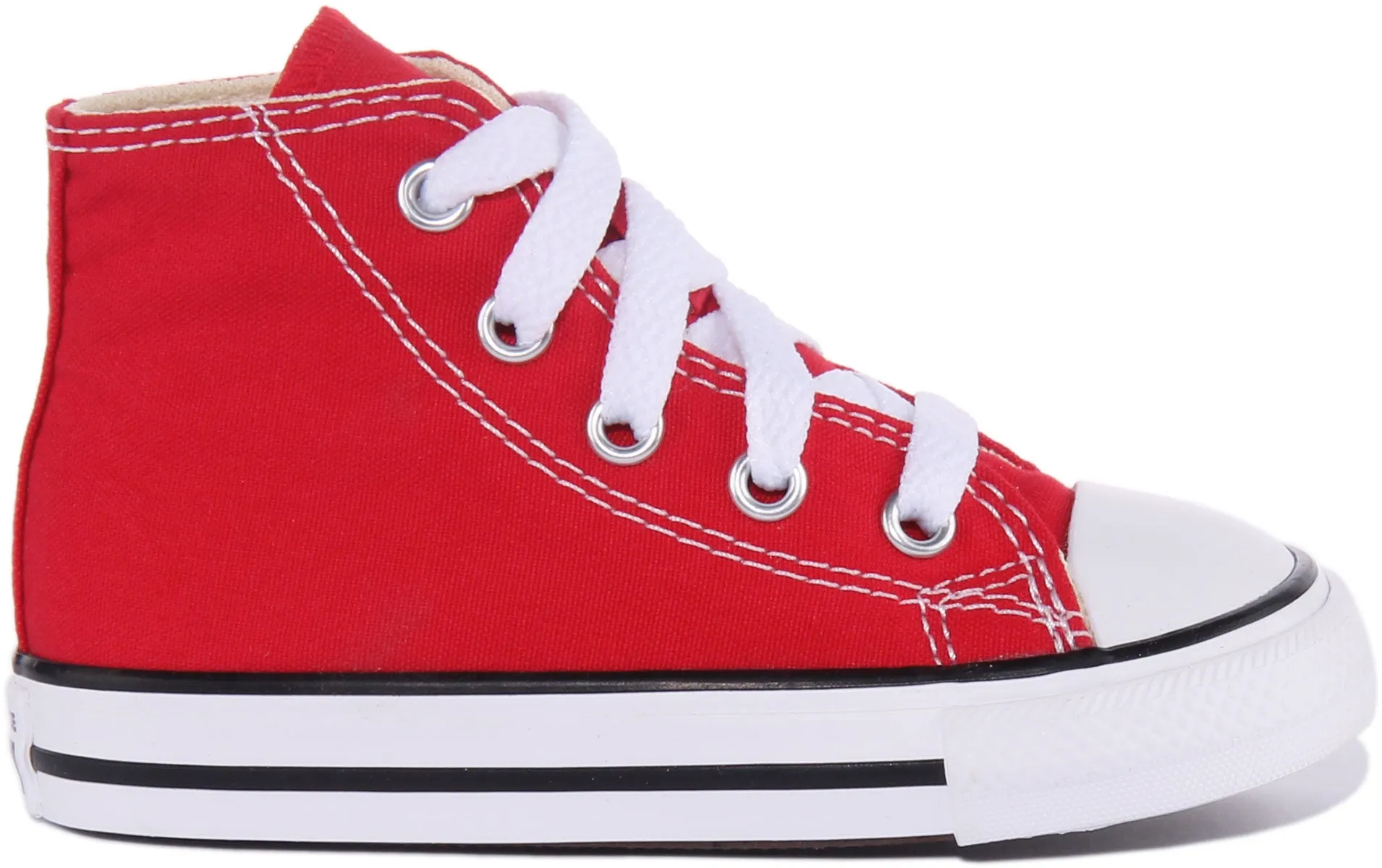 Converse All Star Hi Core In Red For Infants