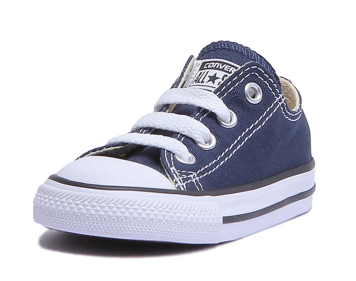 Converse All Star Low Core Trainer In Navy For Infants