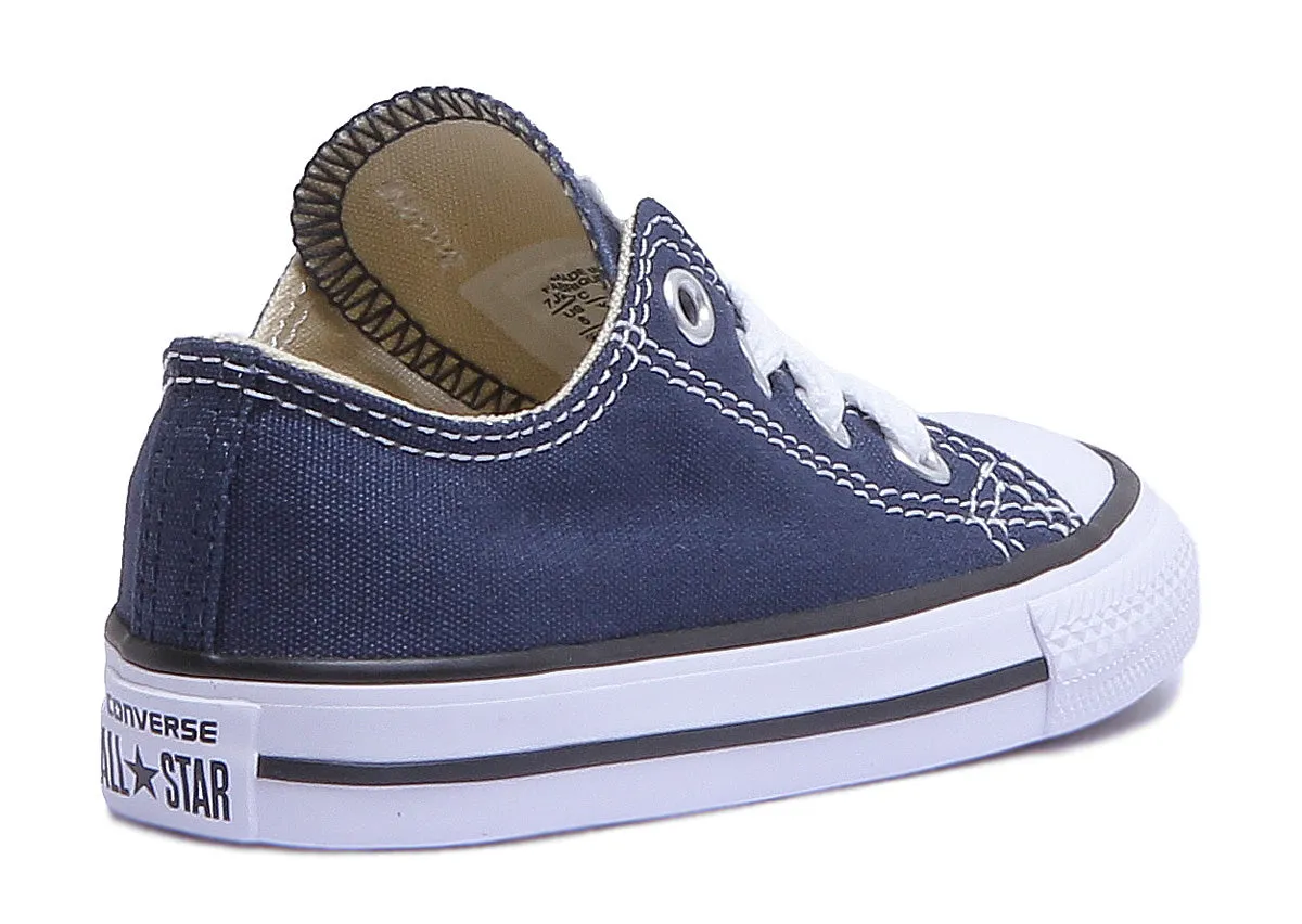 Converse All Star Low Core Trainer In Navy For Infants