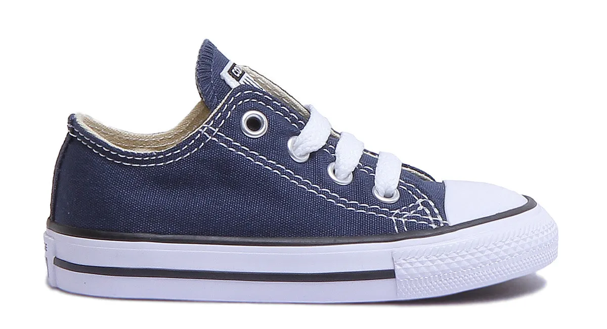 Converse All Star Low Core Trainer In Navy For Infants