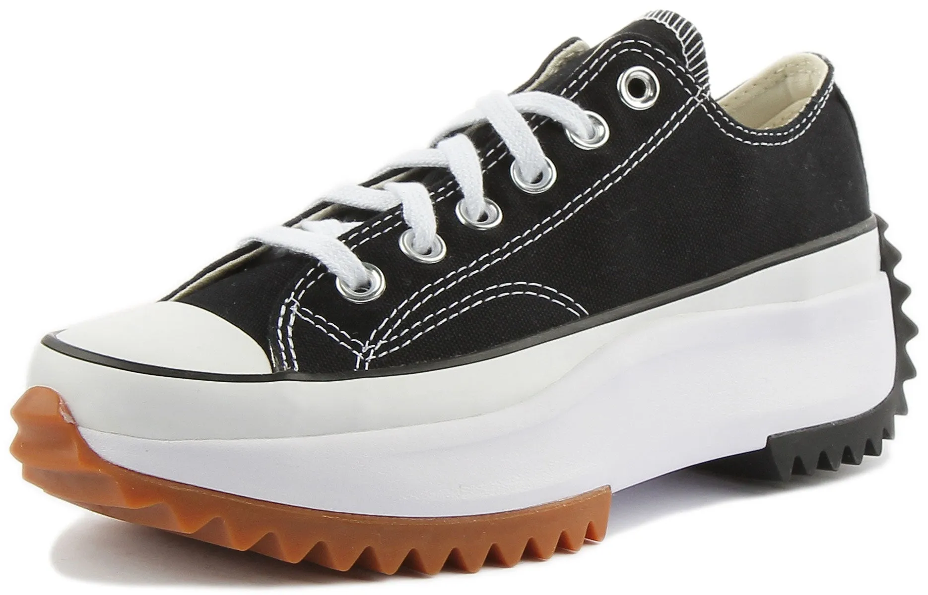 Converse Run Star Hike Low Top 168816 In Black White