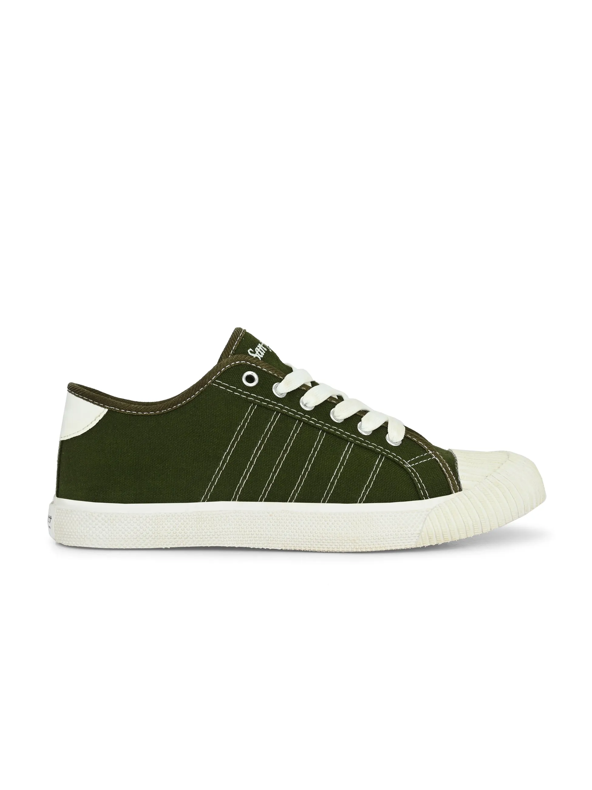 Core Olive Canvas Sneakers