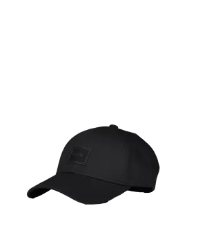 Cotton-twill Cap With Canvas Logo Label - Black