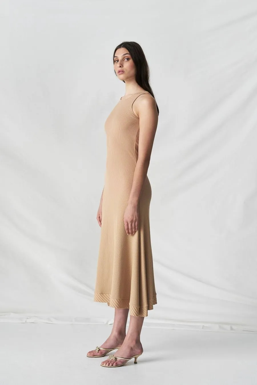 COURAGE AND ENDURANCE DRESS - CAMEL