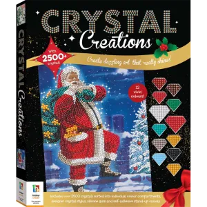 Crystal Creations: Santa on the Rooftop