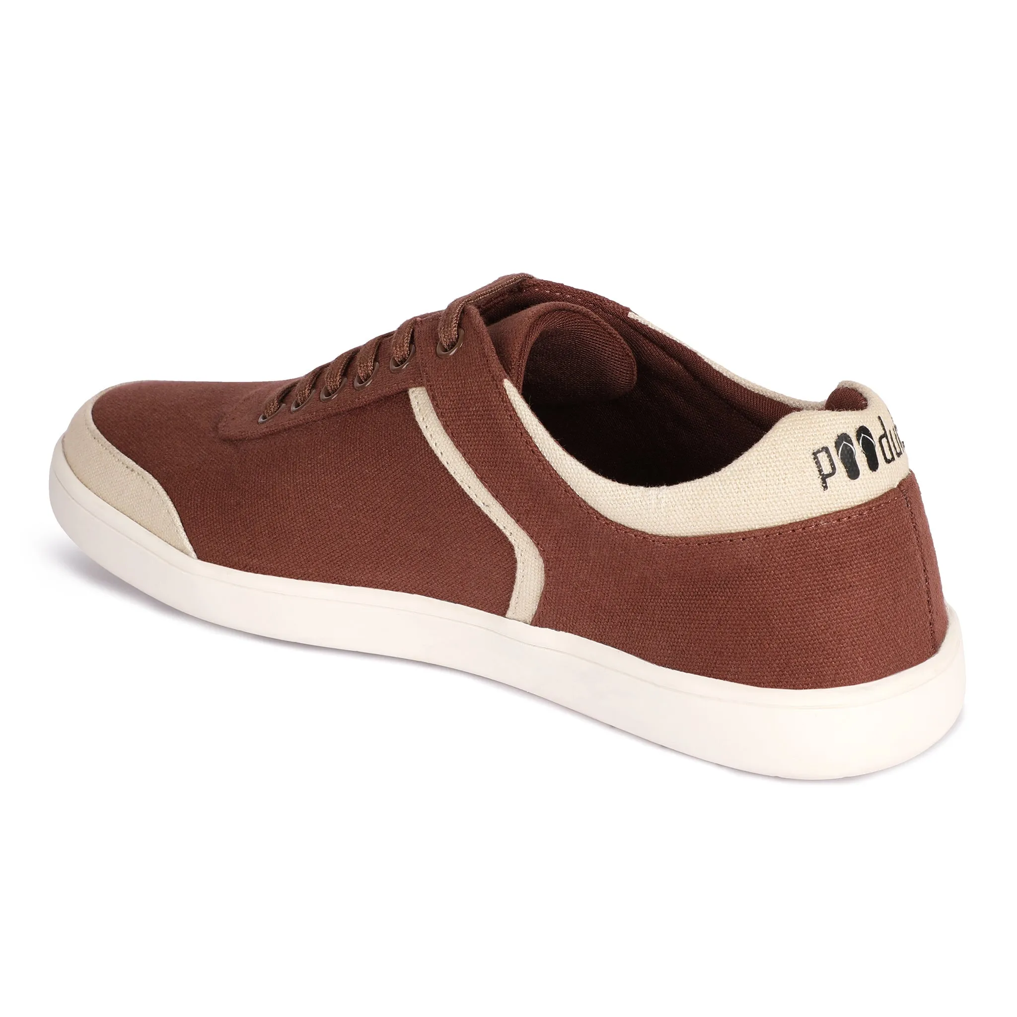 Dan Eco-Sole Sneakers Brown and Beige Women Thrift Edit