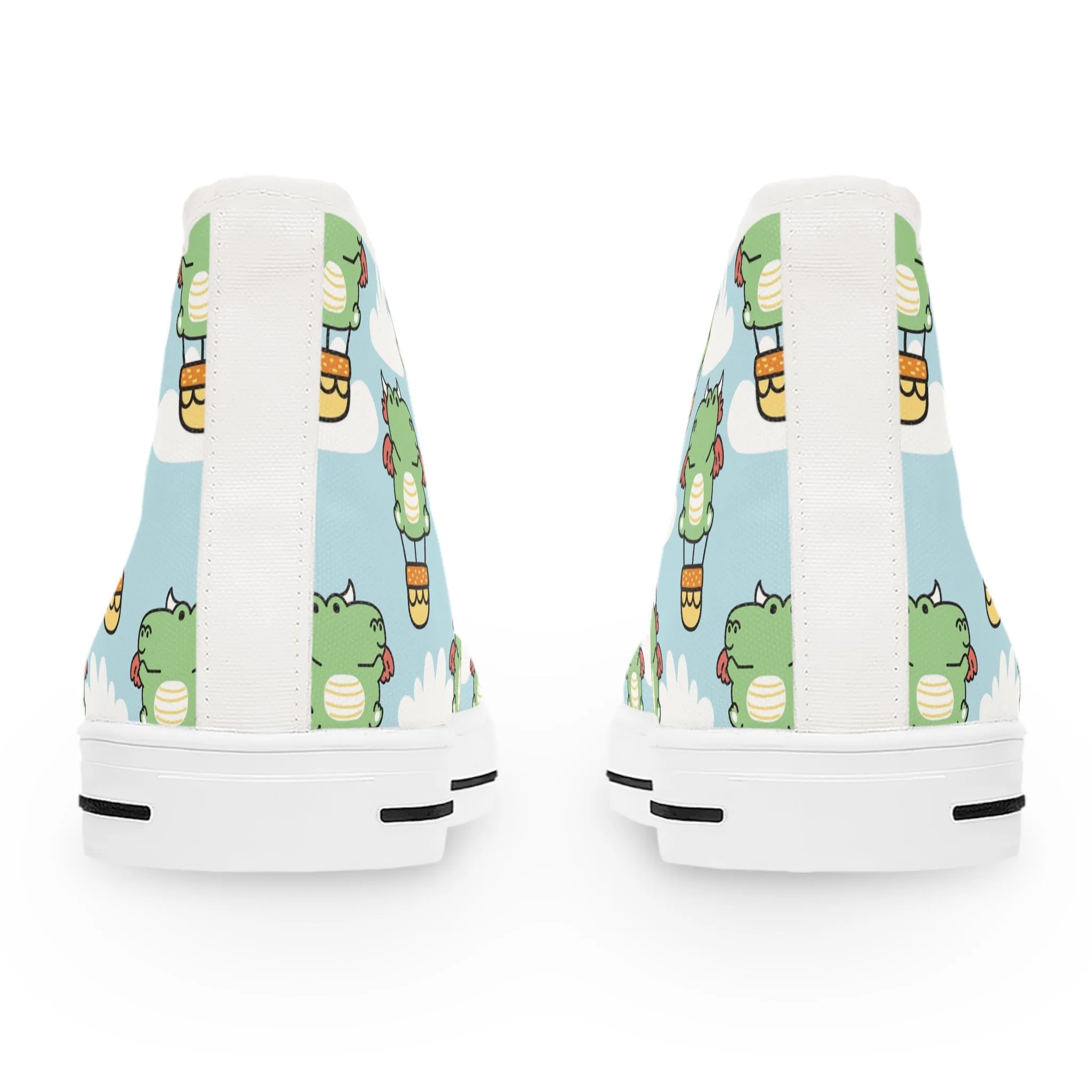 Dragon Balloon in the Sky Women's High Top Sneakers